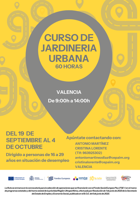 CURSO JARDINERÍA URBANA
