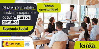 Cursos gratuitos para trabajadores del sector Economa Social!