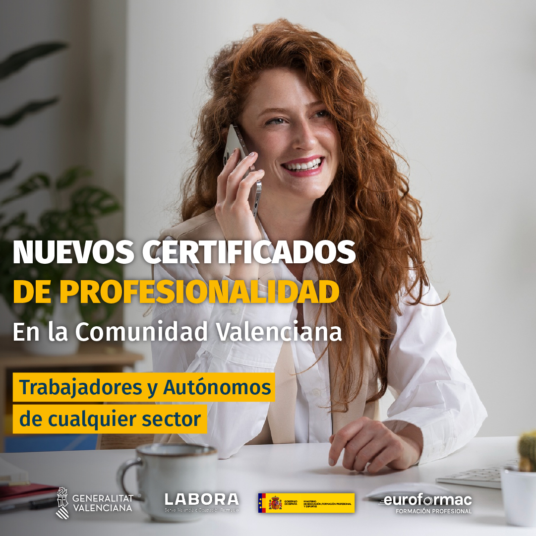 Certificados de profesionalidad para trabajadores y autnomos sector dependencia