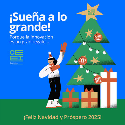 CEEI Castellón os desea feliz Navidad y un nuevo año lleno de oportunidades