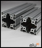 Perfiles de aluminio ranurado