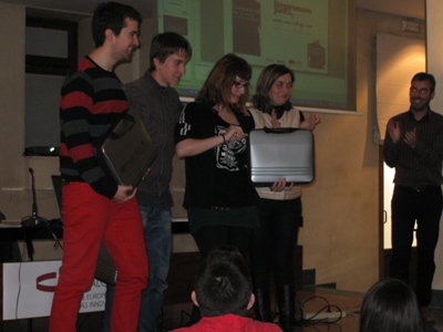 entrega premios proyecto ganador