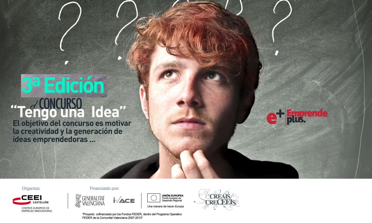 3ª Edición Concurso "Tengo una idea"