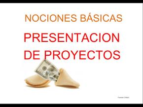 portada ponencia nociones basicas presentacion proyectos