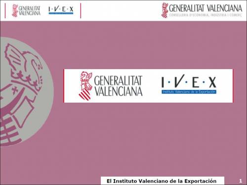 Apoyos del IVEX a la internacionalización de la empresa en la Comunidad Valenciana. Servicio FDA / 