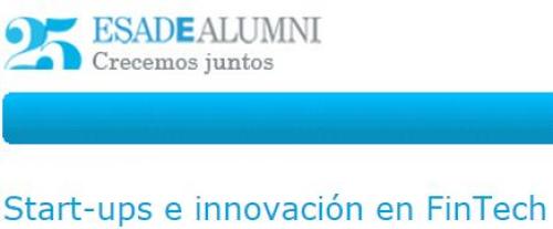Startups e innovaci�n en FinTech