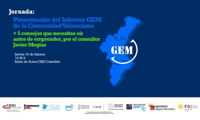 Presentaci�n informe GEM CV 2015