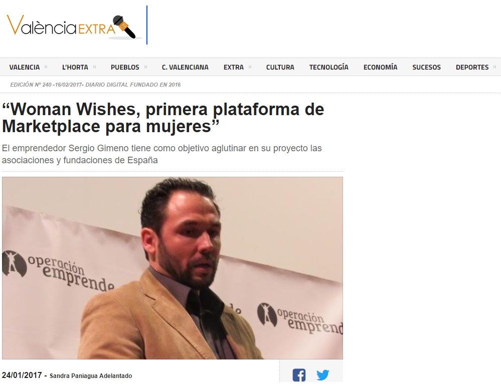 Entrevista en el Periódico ValenciaExtra.Com