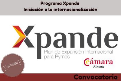 Convocatoria Xpande Cmara Alicante 2017