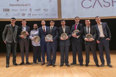 Ganadores Premio Joven Empresario de Valencia 2017