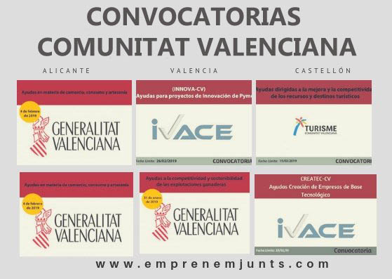 Convocatorias Comunitat Valenciana