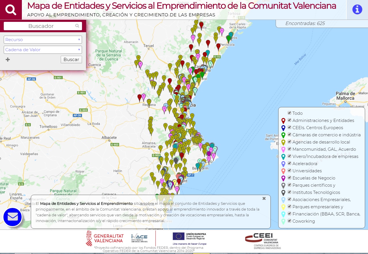 La provincia de Castellón ya cuenta con más de 130 puntos de atención a emprendedores y pymes