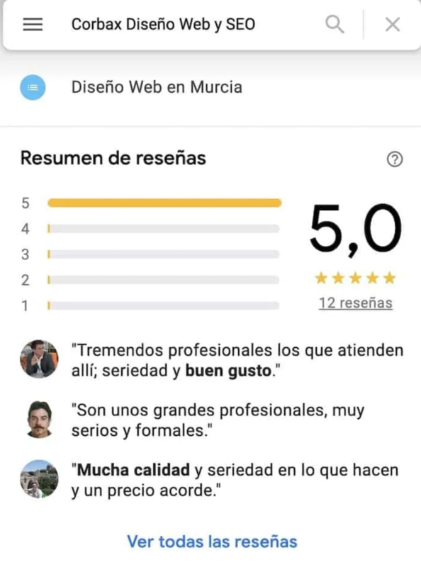 Reseas Google My Business