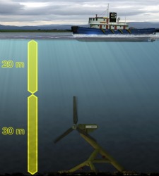 Iberdrola instala en Escocia el primer 'aerogenerador submarino' del mundo