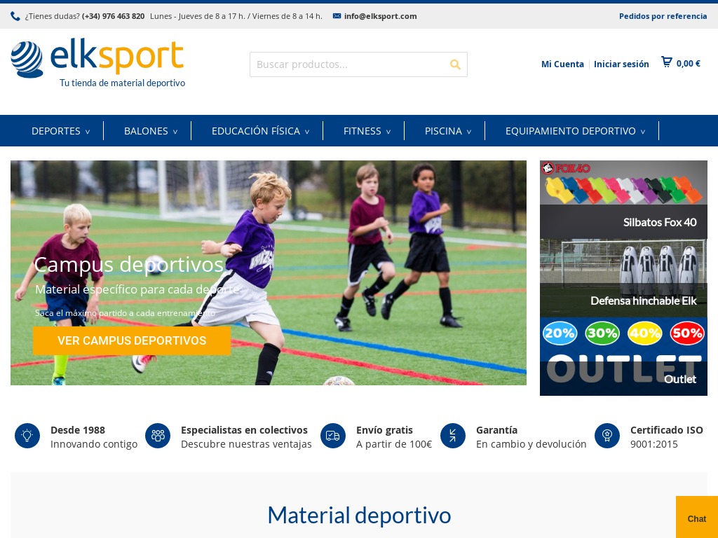 Tienda de material deportivo | elk sport