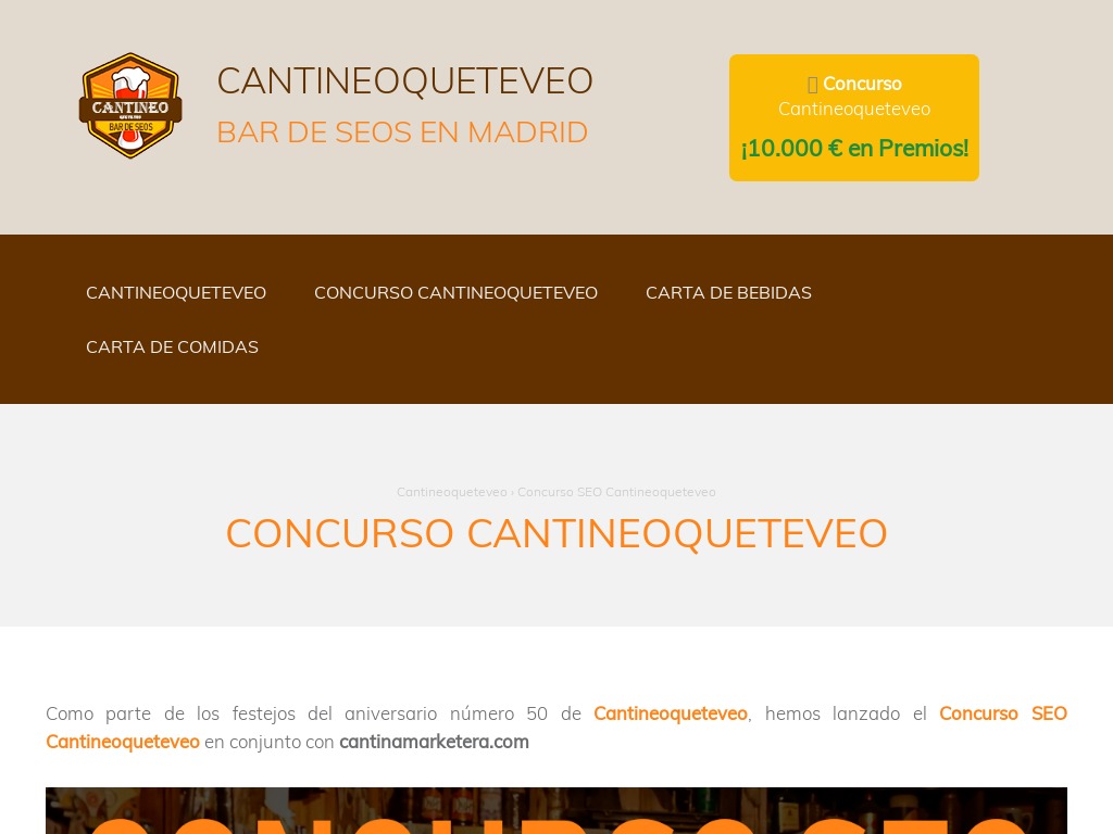 Concurso SEO Cantineoqueteveo