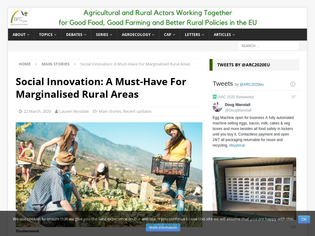 Innovación social: una herramienta imprescindible para las zonas rurales marginadas