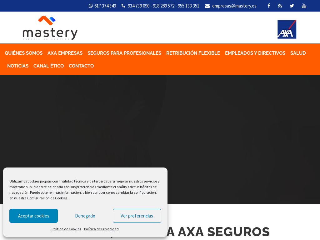 AXA Seguros Agencia en Barcelona | Mastery