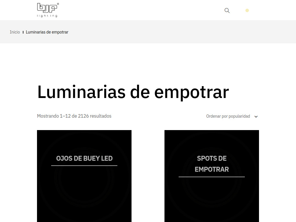 Luminarias de empotrar | BJF Lighting